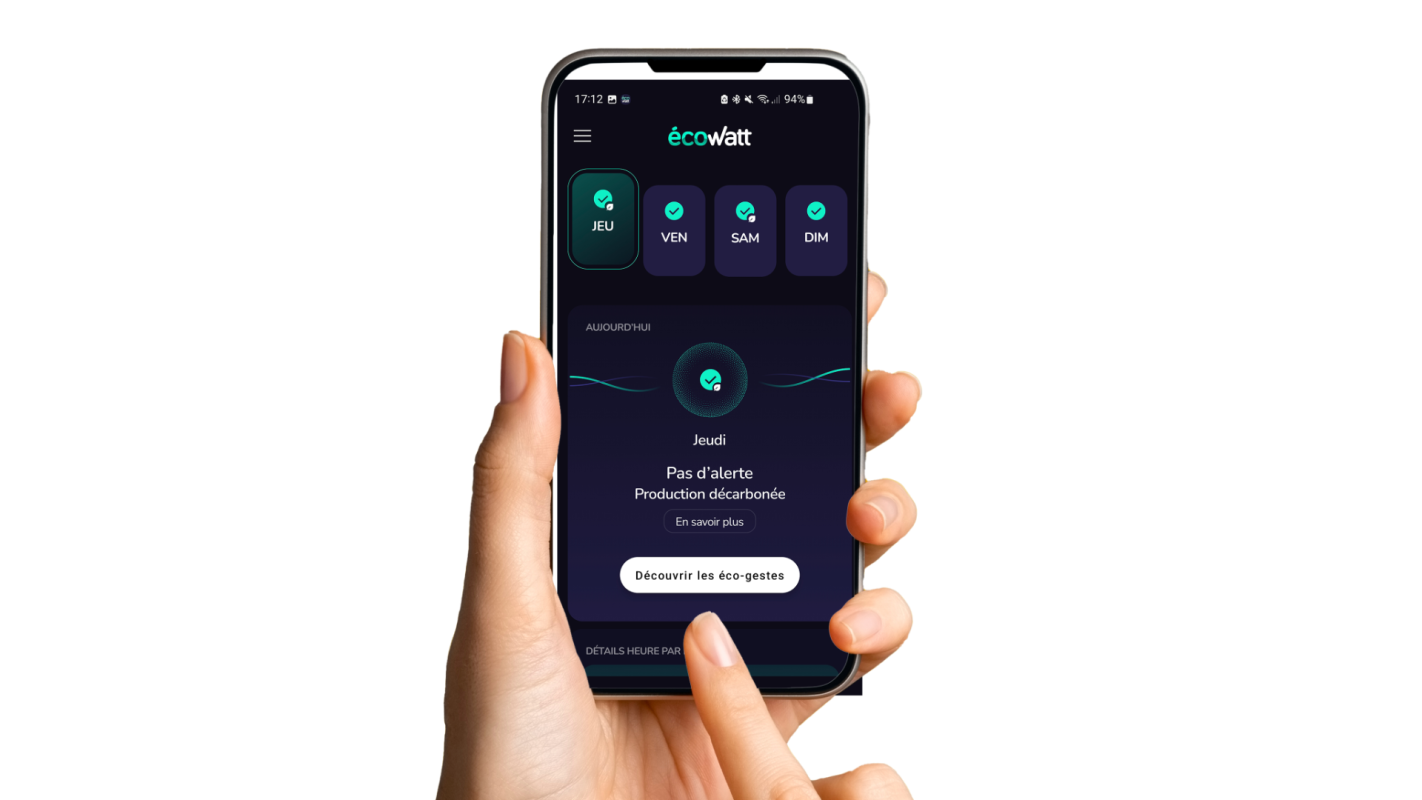 Application mobile EcoWatt